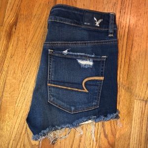 American Eagle, High rise shortie jeans shorts